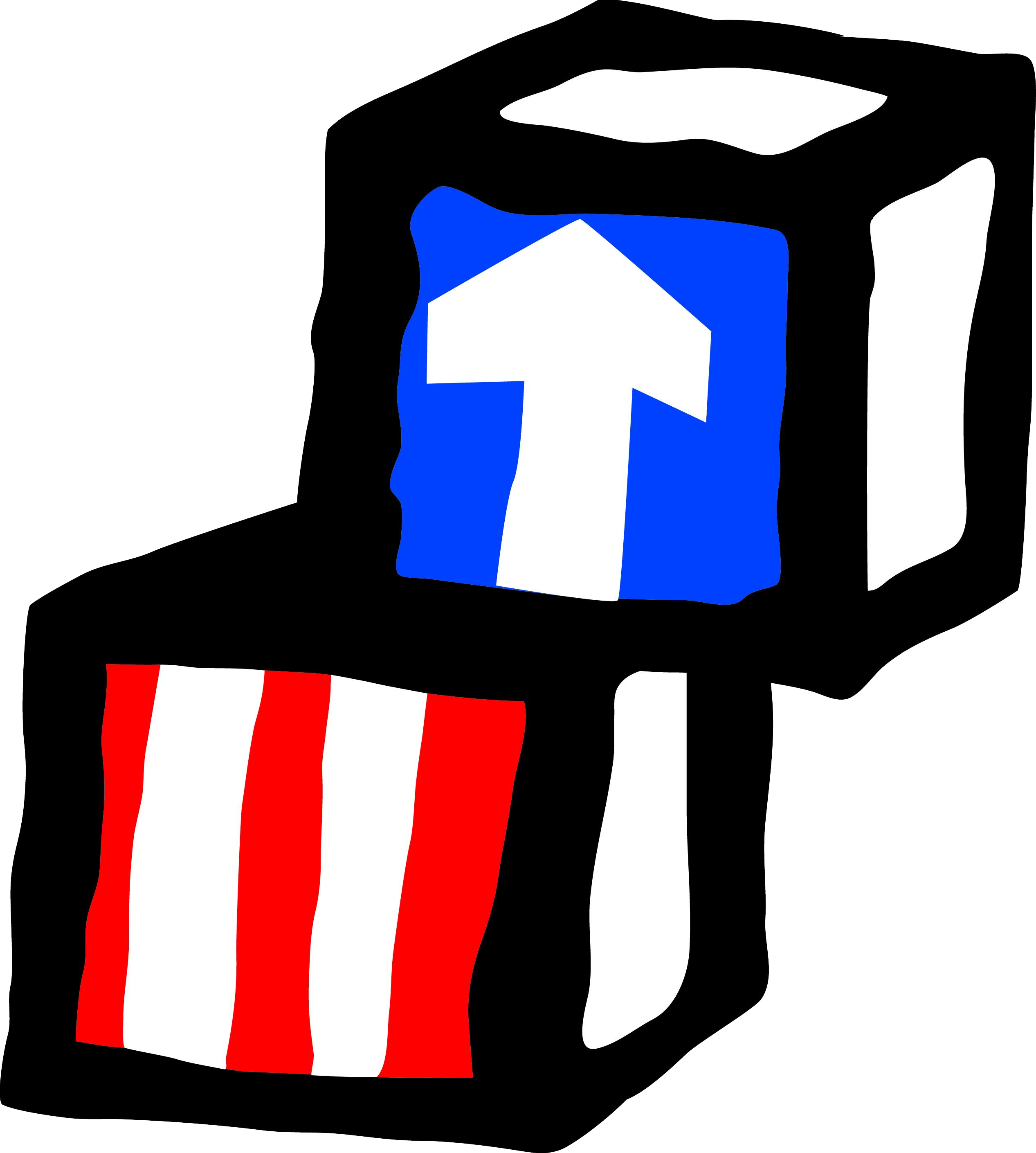 Head Start Logo - Red, white and blue blocks